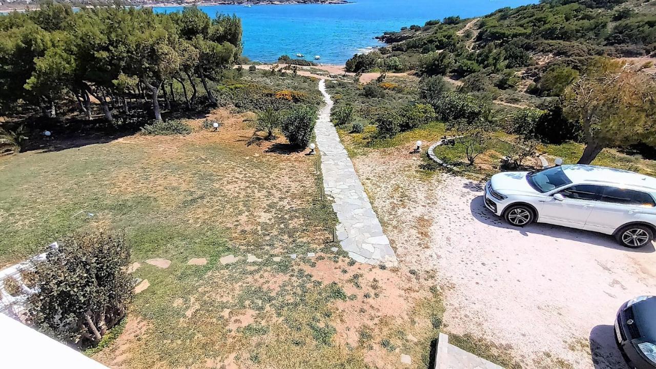 Dea Del Mare Complex In Front Of The Sea. Villa Sounion Luaran gambar