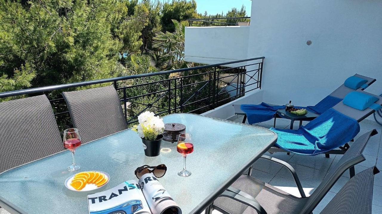 Dea Del Mare Complex In Front Of The Sea. Villa Sounion Luaran gambar