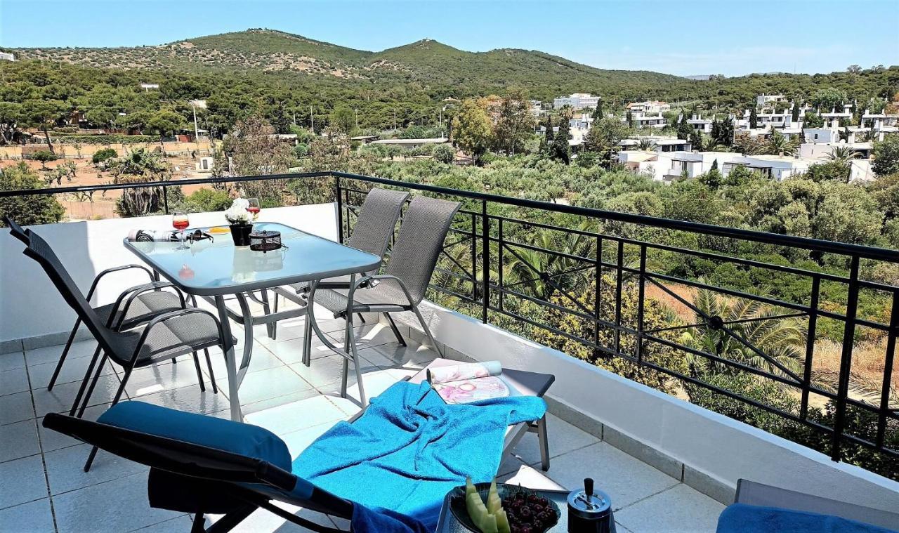 Dea Del Mare Complex In Front Of The Sea. Villa Sounion Luaran gambar
