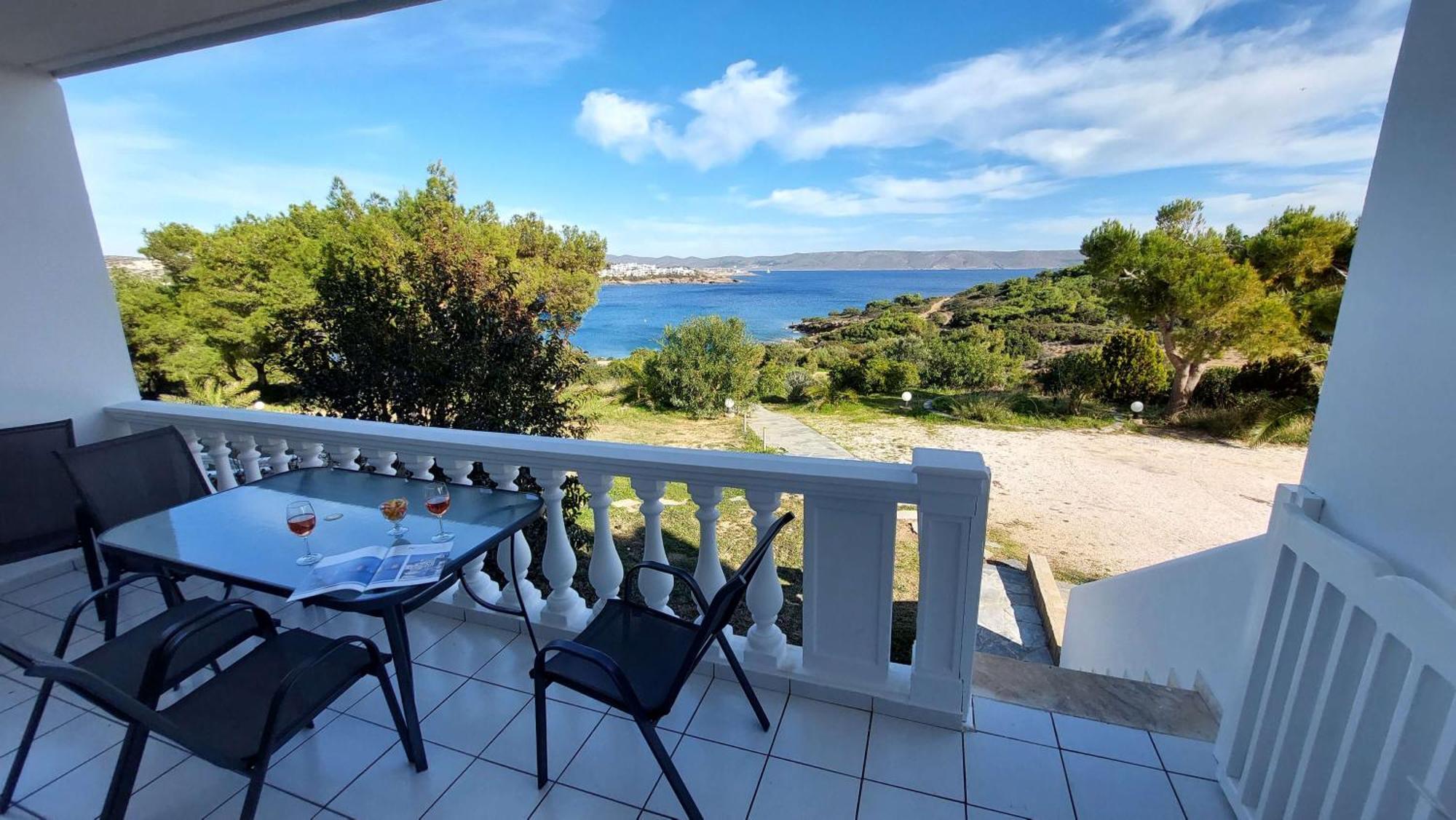 Dea Del Mare Complex In Front Of The Sea. Villa Sounion Luaran gambar
