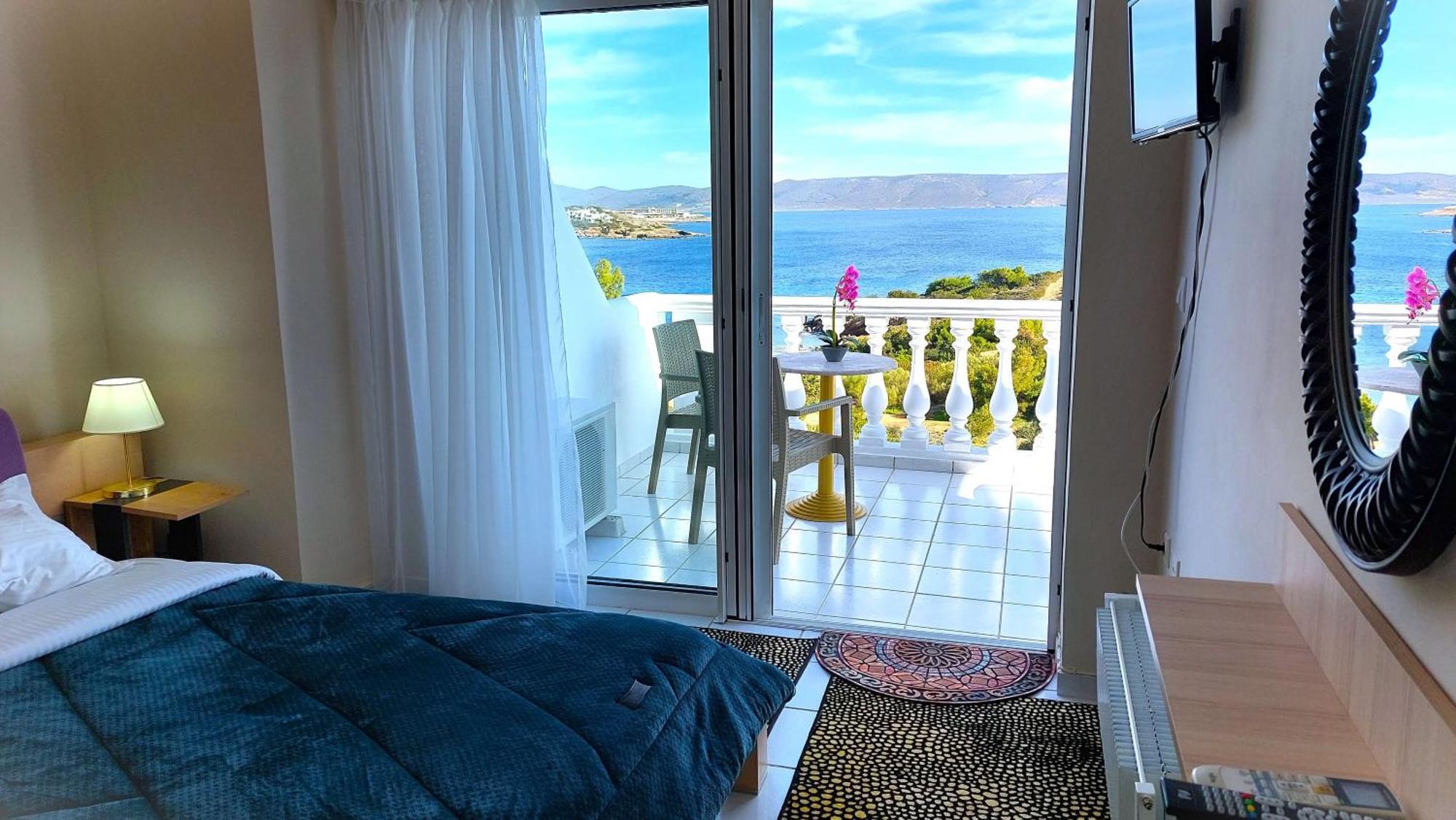 Dea Del Mare Complex In Front Of The Sea. Villa Sounion Luaran gambar